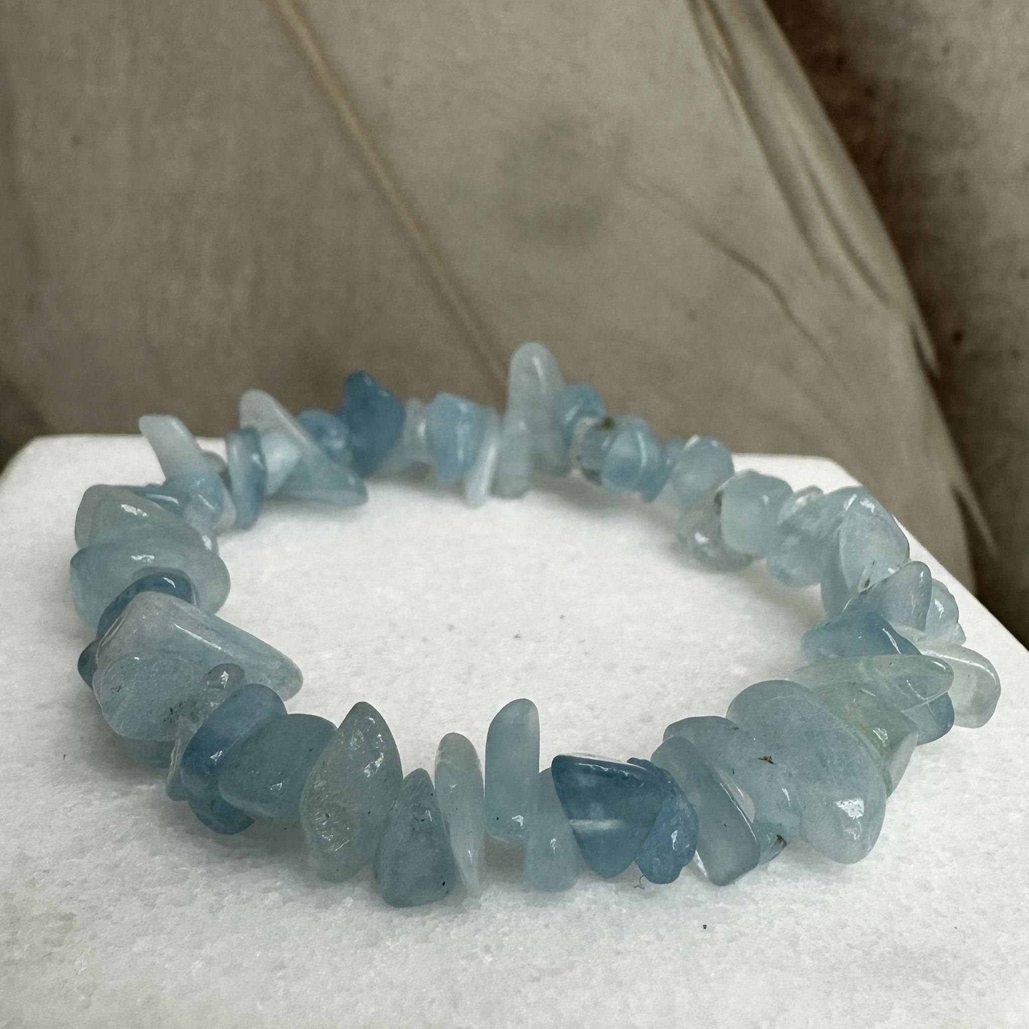 Akvamarin, kristallarmband