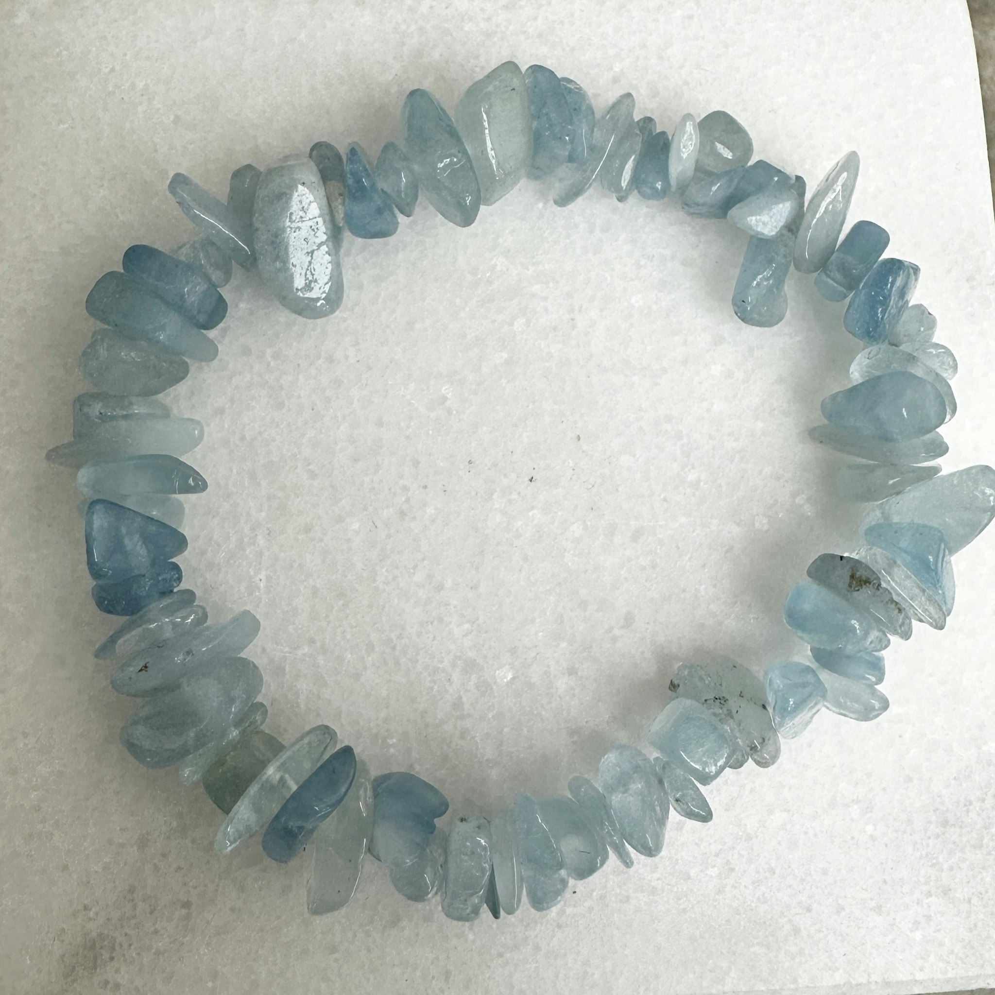 Akvamarin, kristallarmband