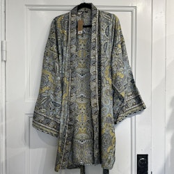 Kimono från Malkaa, blå/guld