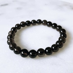 Rökkvarts, armband 8 mm