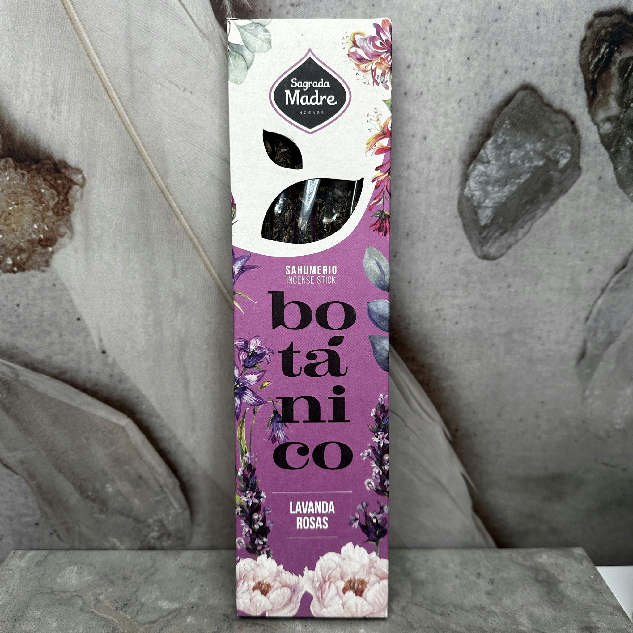 Botánico Lavendel & Rosor, rökelsepinnar Sagrada Madre