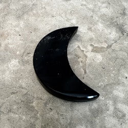 Silver Sheen Obsidian, måne (A)