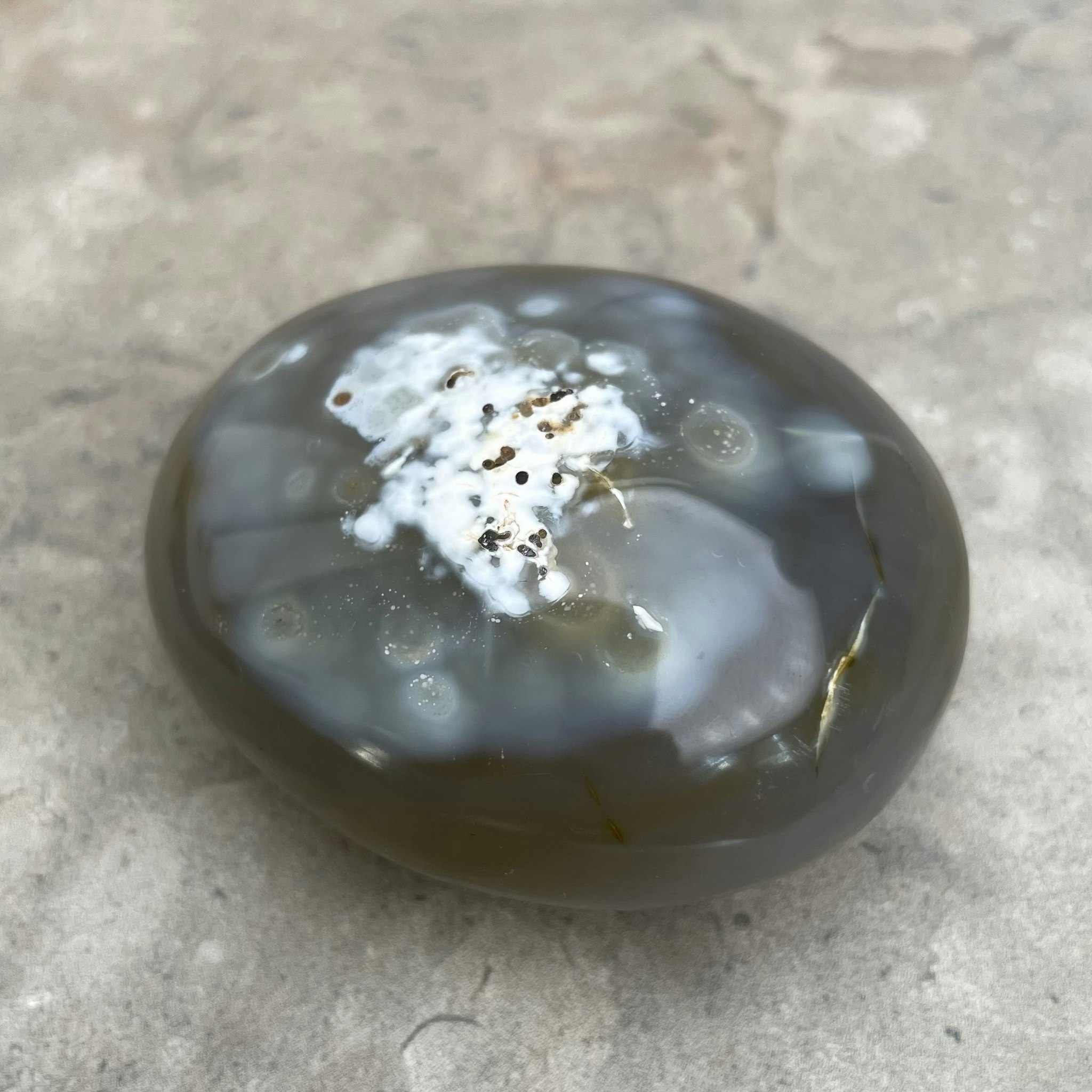 Späckhuggar Agat / Orca Agat, Palmstone (K3)