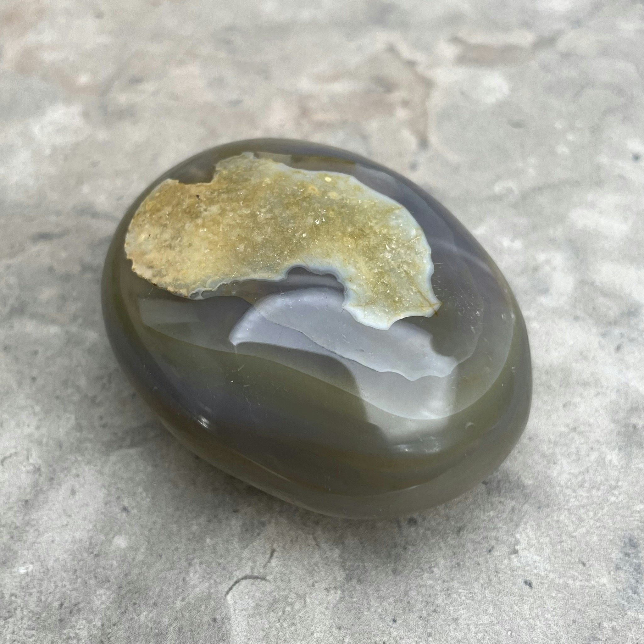 Späckhuggar Agat / Orca Agat, Palmstone (K3)