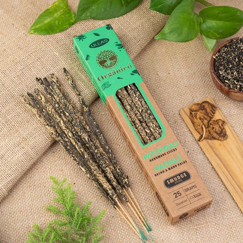 Patchouli rökelsepinnar Orgánico, Ullas