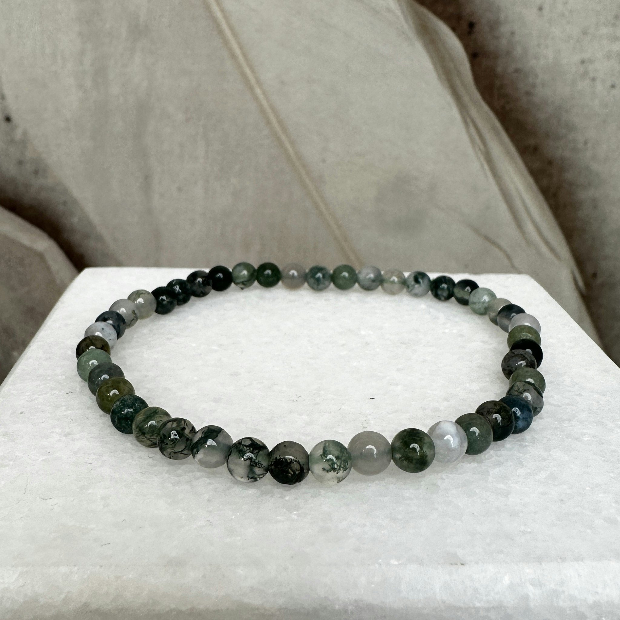 Mossagat, armband 4 mm
