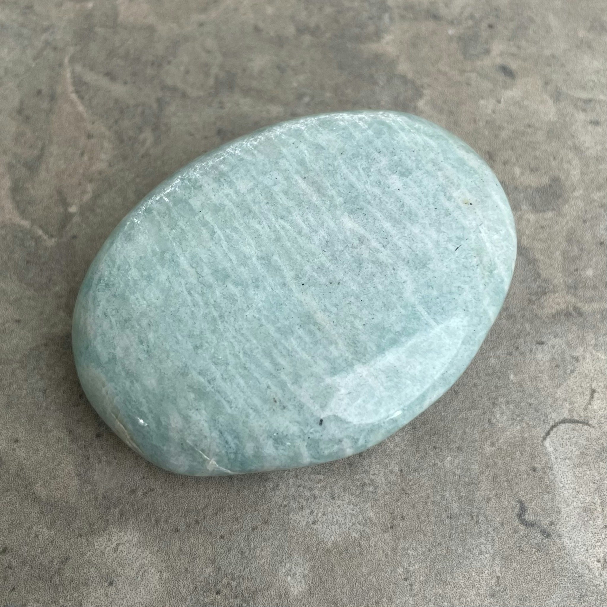 Amazonit, palmstone (A7)