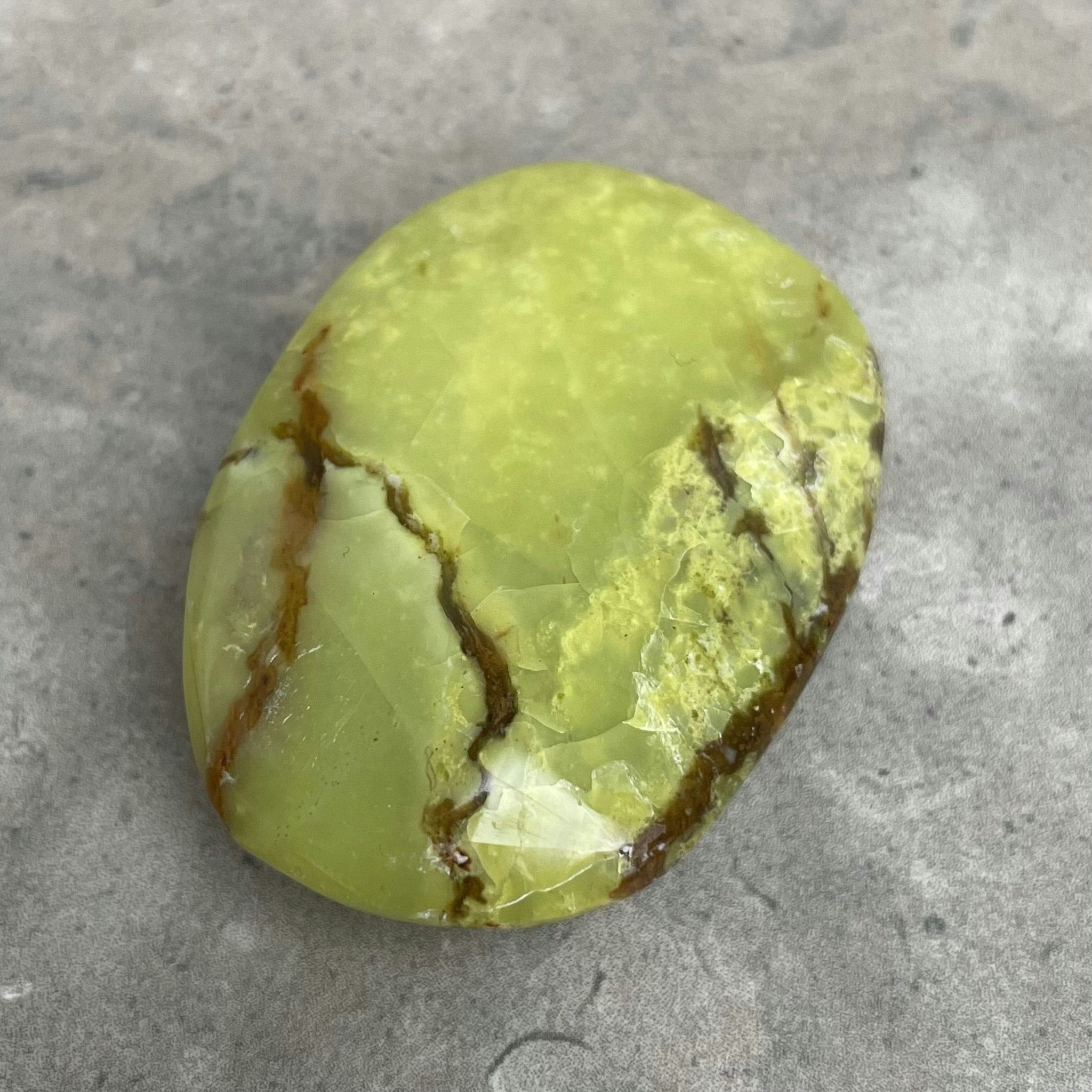Grön Opal, palmstone (C1)