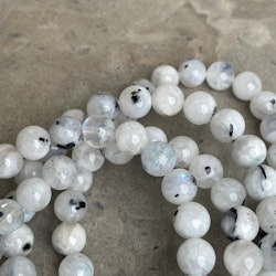 Regnbågsmånsten AA, armband 7,5 mm
