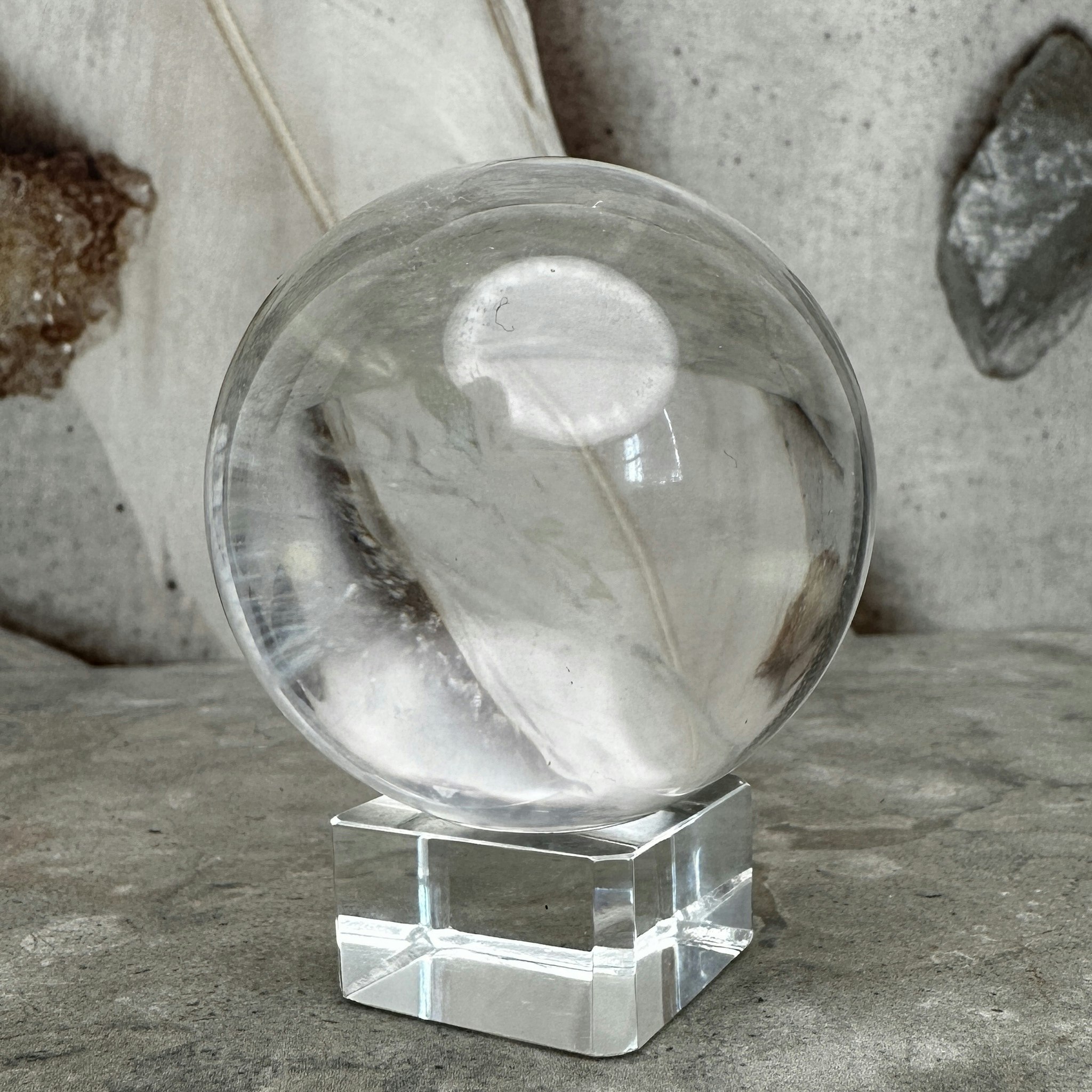 Lemurian Quartz, klot (A)