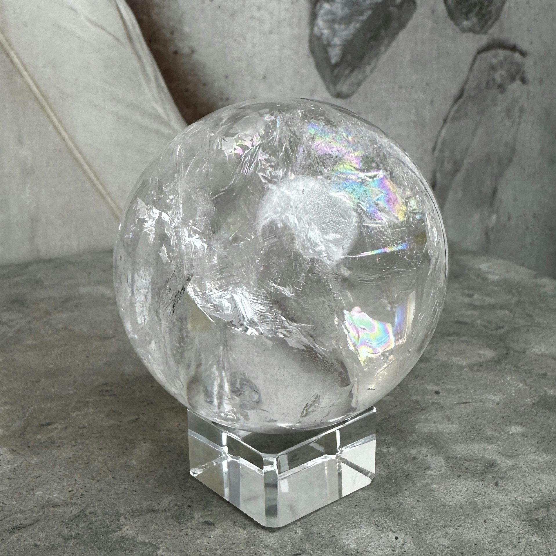 Lemurian Quartz, klot (J)