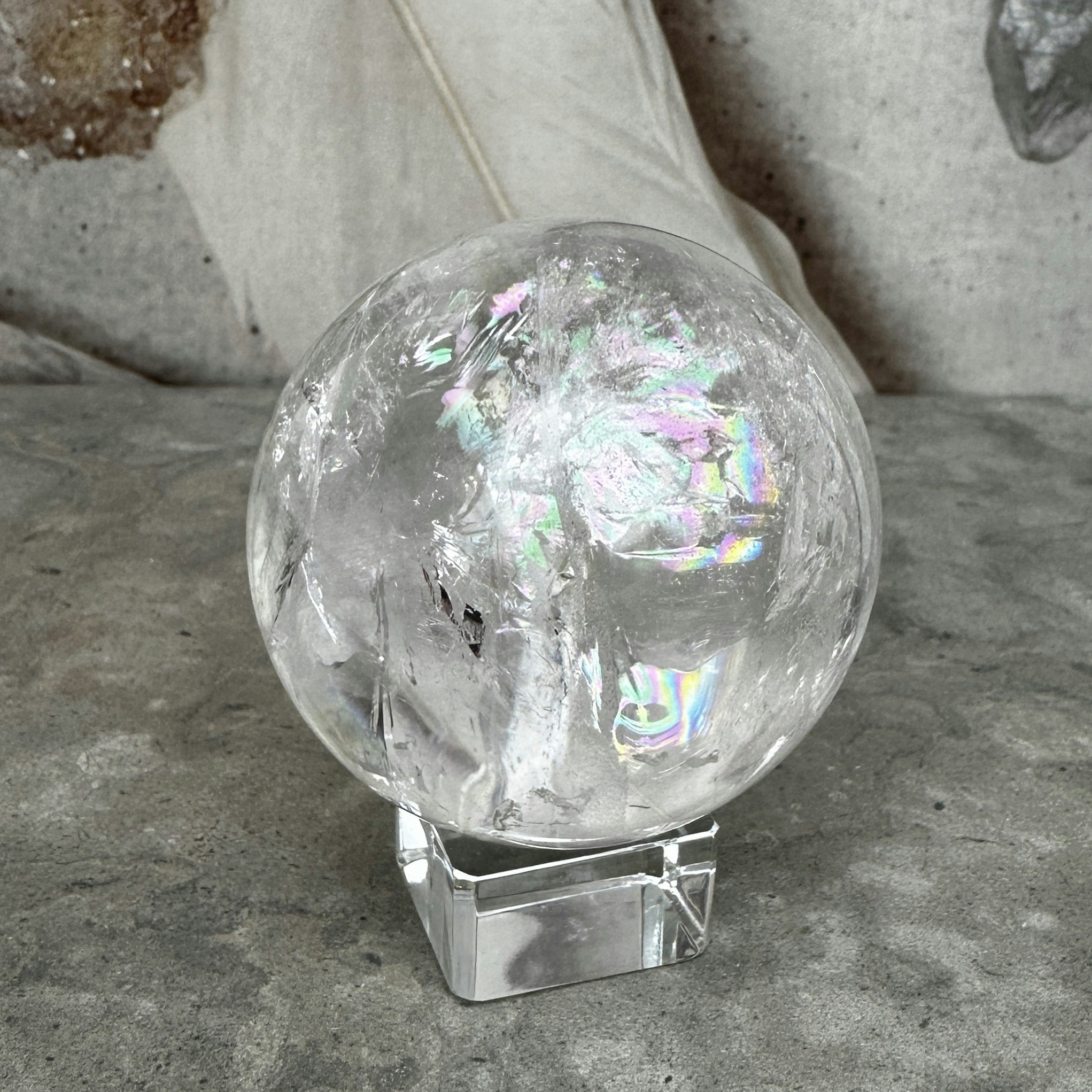 Lemurian Quartz, klot (J)
