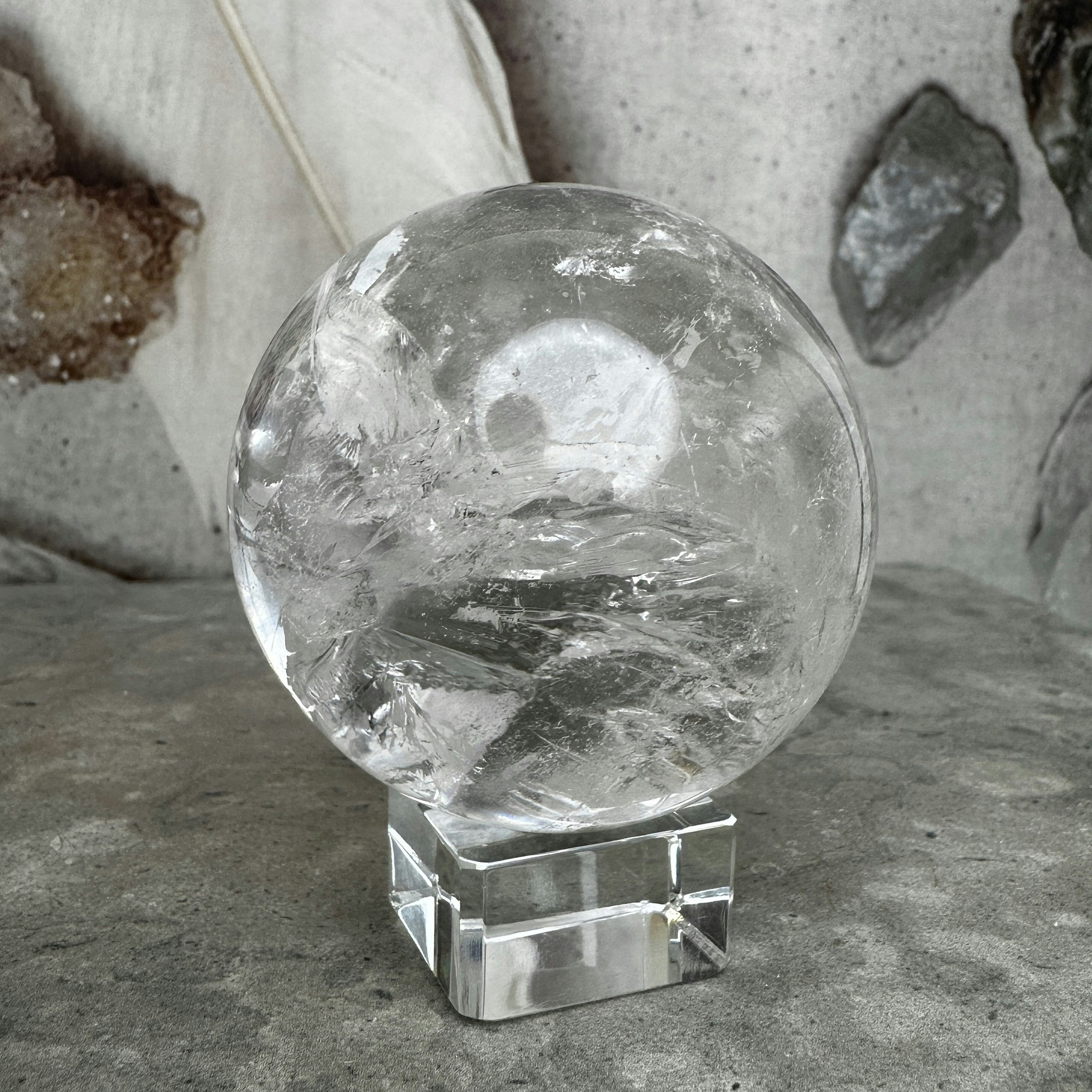 Lemurian Quartz, klot (J)