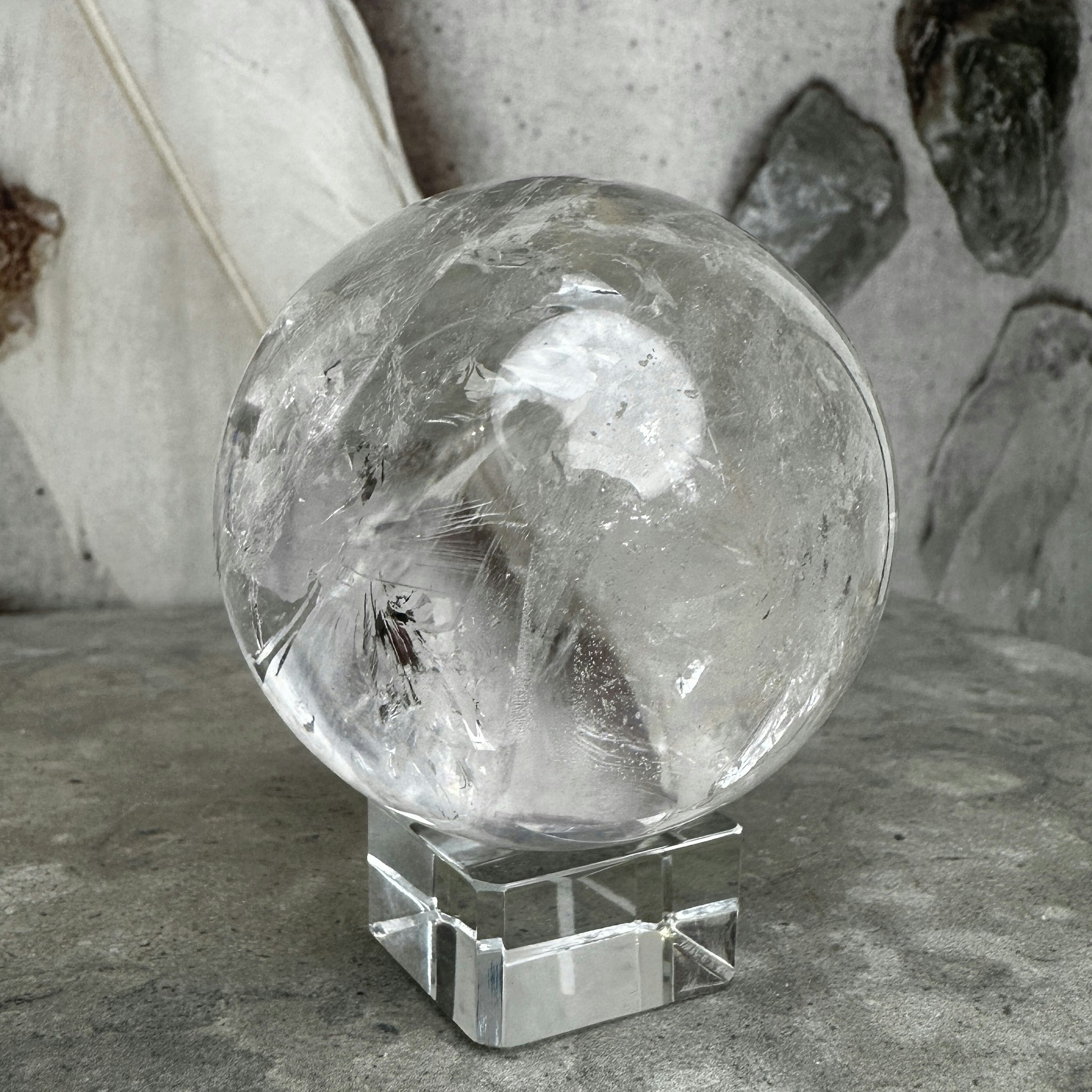 Lemurian Quartz, klot (J)