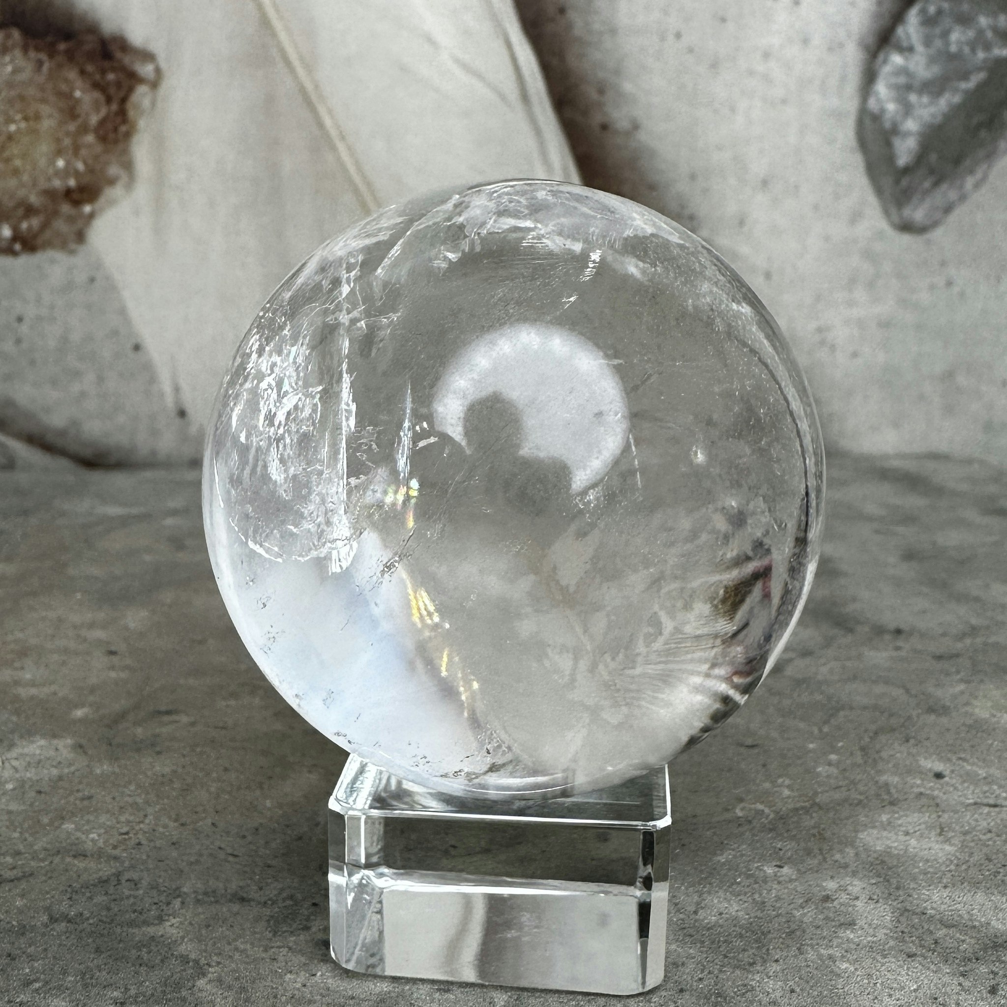 Lemurian Quartz, klot (G)