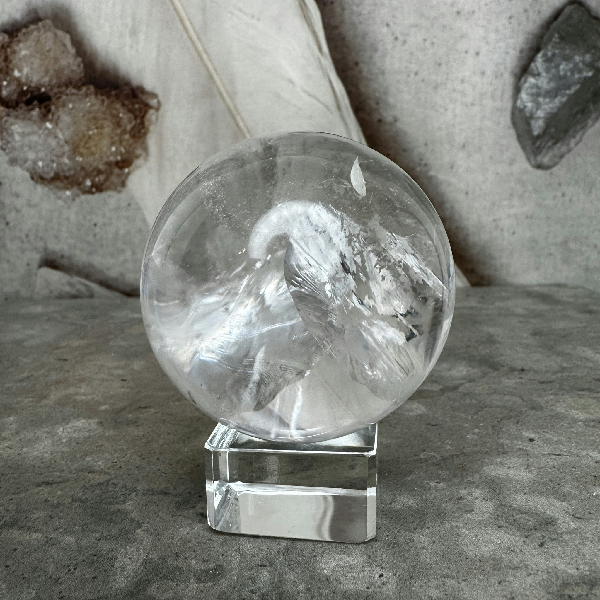Lemurian Quartz, klot (G)