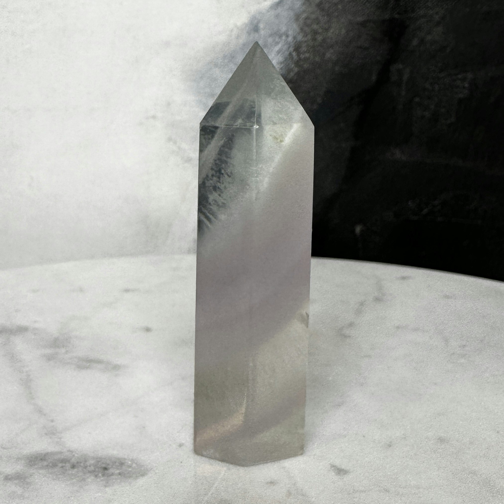 Lavendel fluorit, torn (G) (liten nagg)