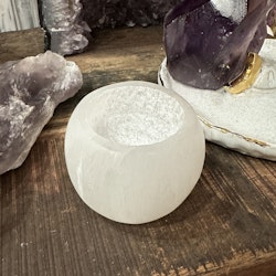 Selenit, lykta boll 6 cm