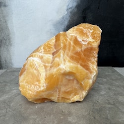 Orange kalcit, rå XXL