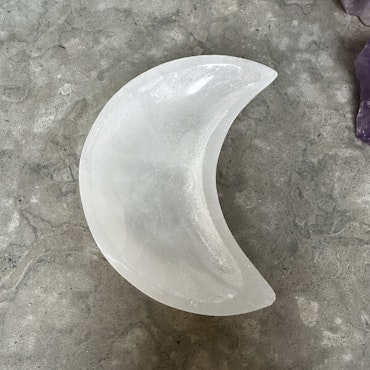 Selenitskål, måne 12 cm