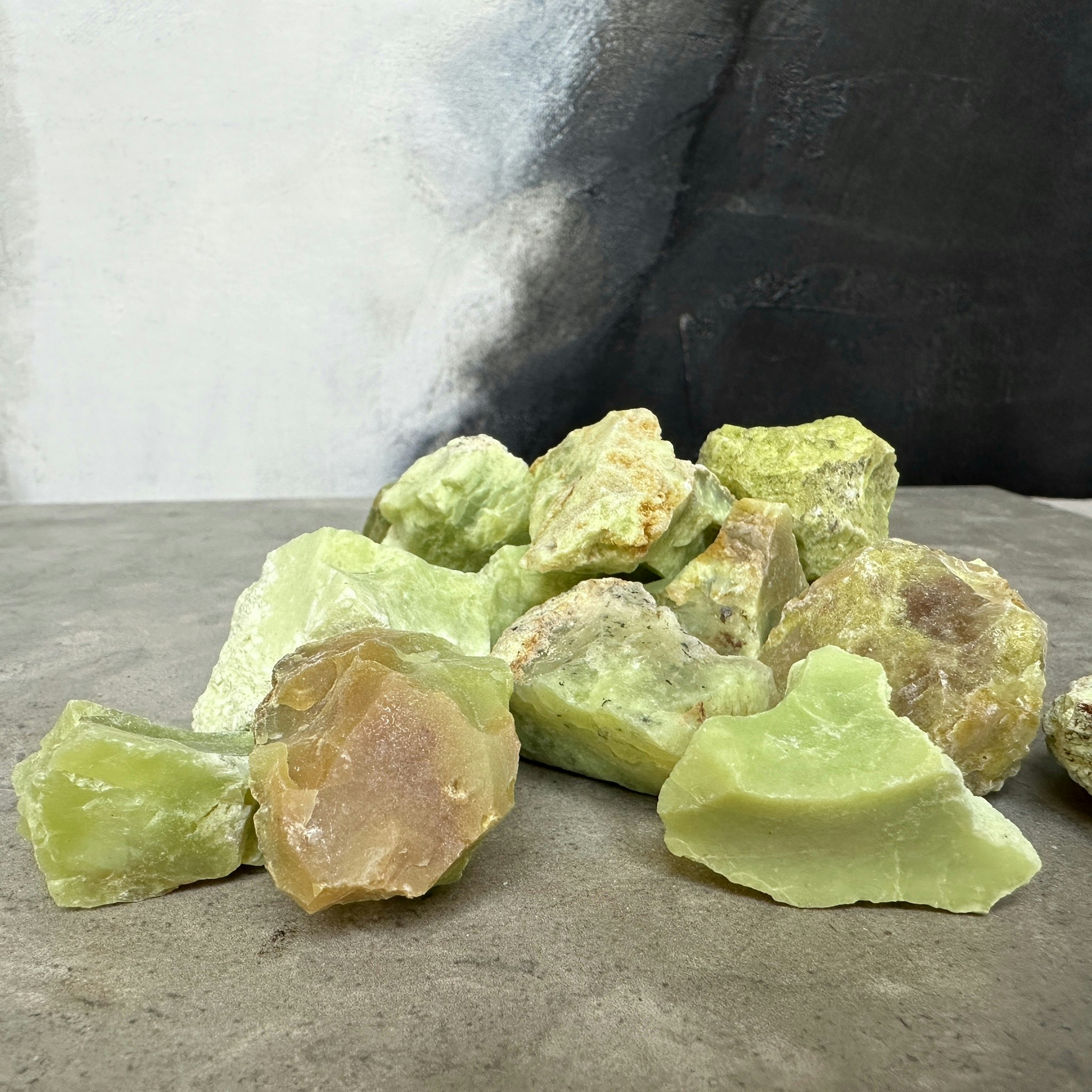 Grön Opal, rå small