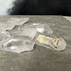 Lemurian Quartz, råa spetsar