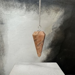 Persikomånsten / Peach Moonstone, pendel