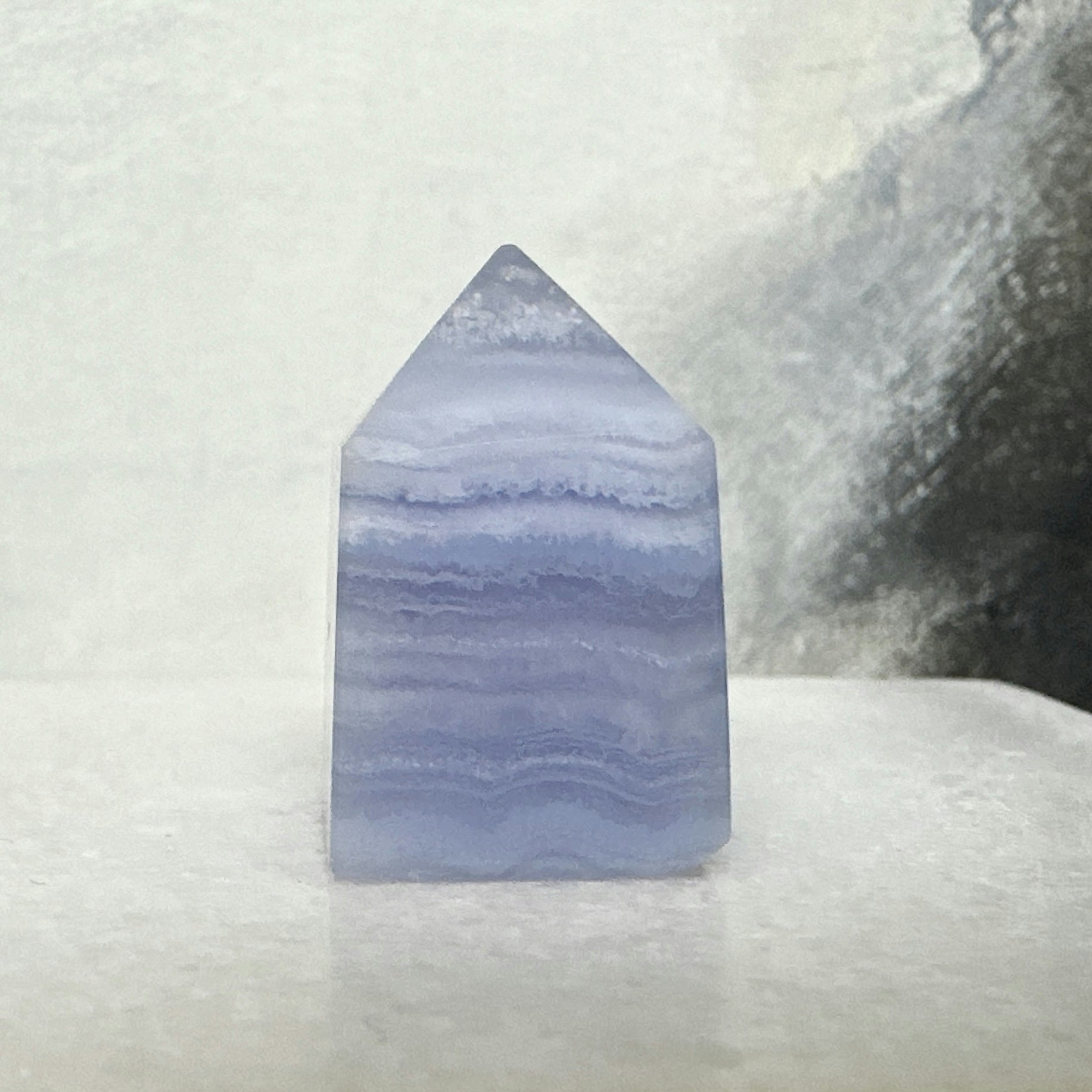 Blå Bandagat/Blue Lace Agate, torn (E)