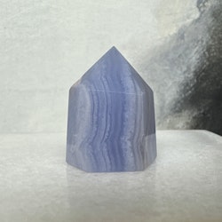 Blå Bandagat/Blue Lace Agate, torn (D)
