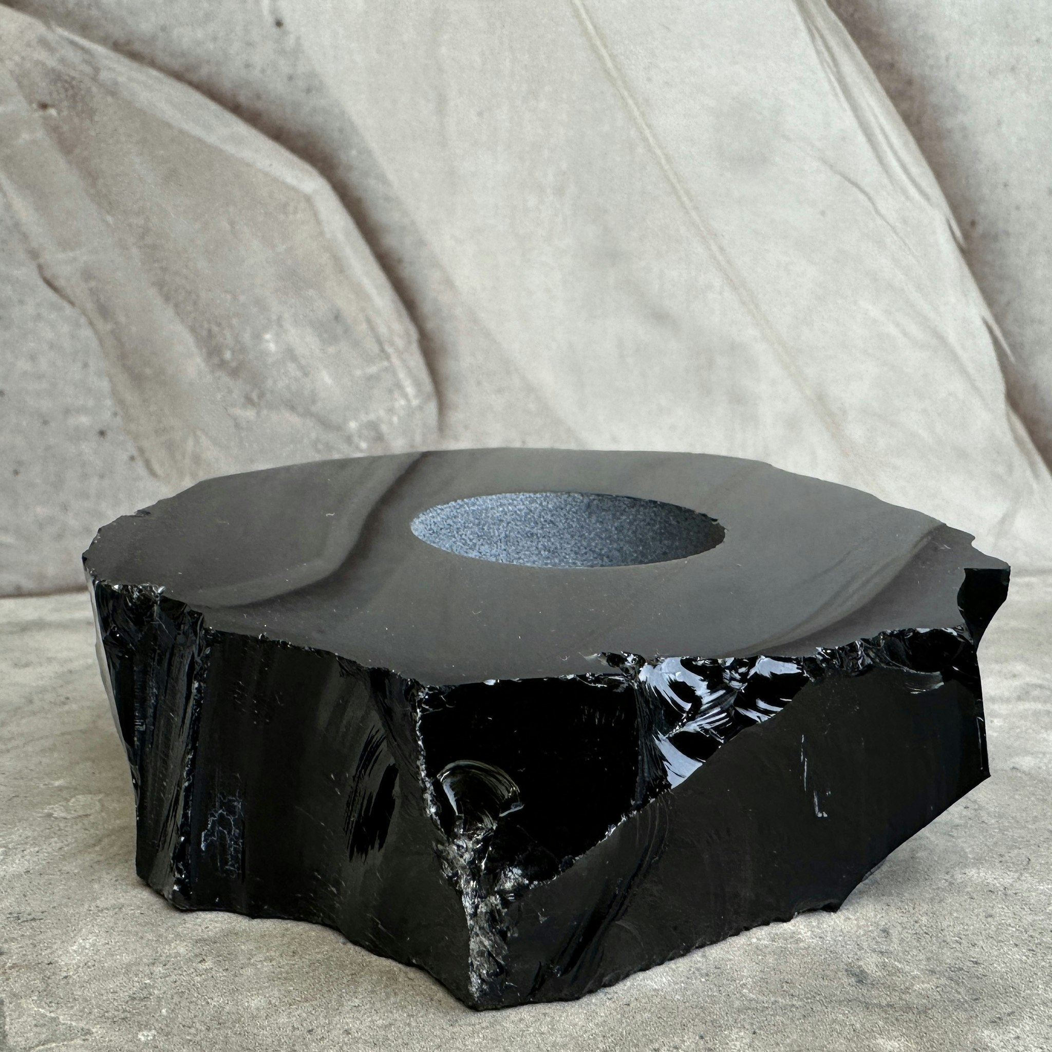 Svart Obsidian, lykta (D)