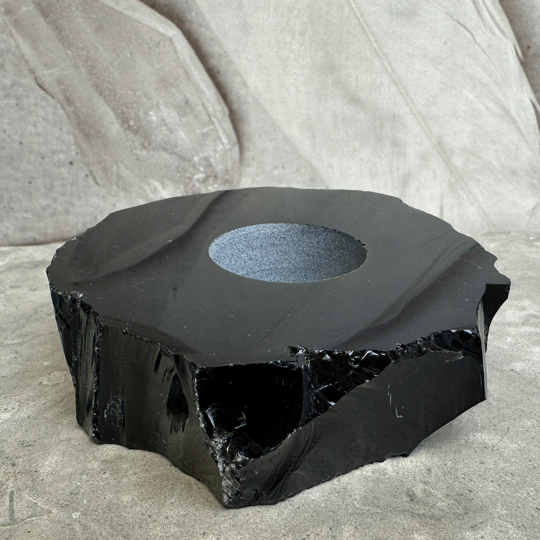 Svart Obsidian, lykta (D)