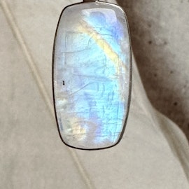 Månsten, hänge sterlingsilver 925 (A)