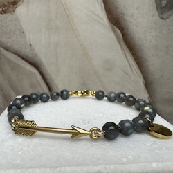 Labradorit "Arrow", armband från Bohemian Royalties