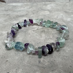 Fluorit, kristallarmband