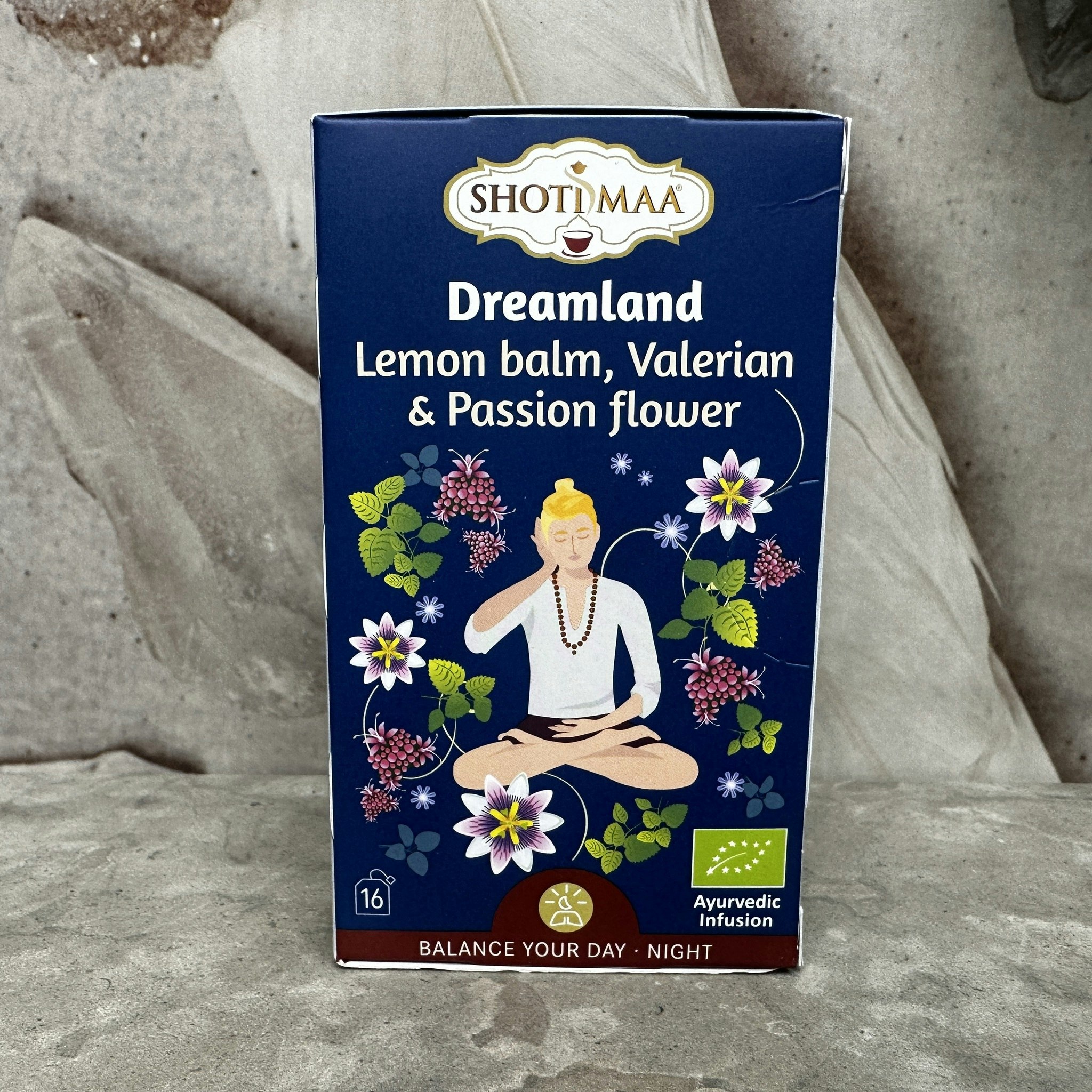 Passionsfrukt, Citronmeliss & Valeriarot, Organic Herbal Tea Shoti Maa