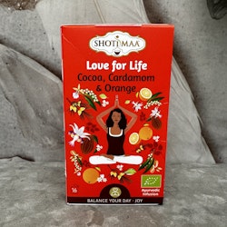 Love for Life - Kakao, Kardemumma & Apelsin, Organic Herbal Tea Shoti Maa