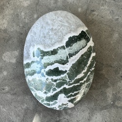 Grön Sardonyx, palmstone (C)