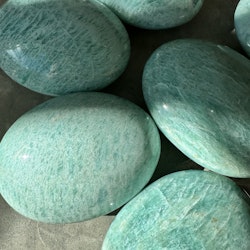 Amazonit, jumbo palmstones