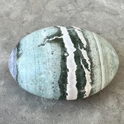 Grön Sardonyx, palmstone (A)