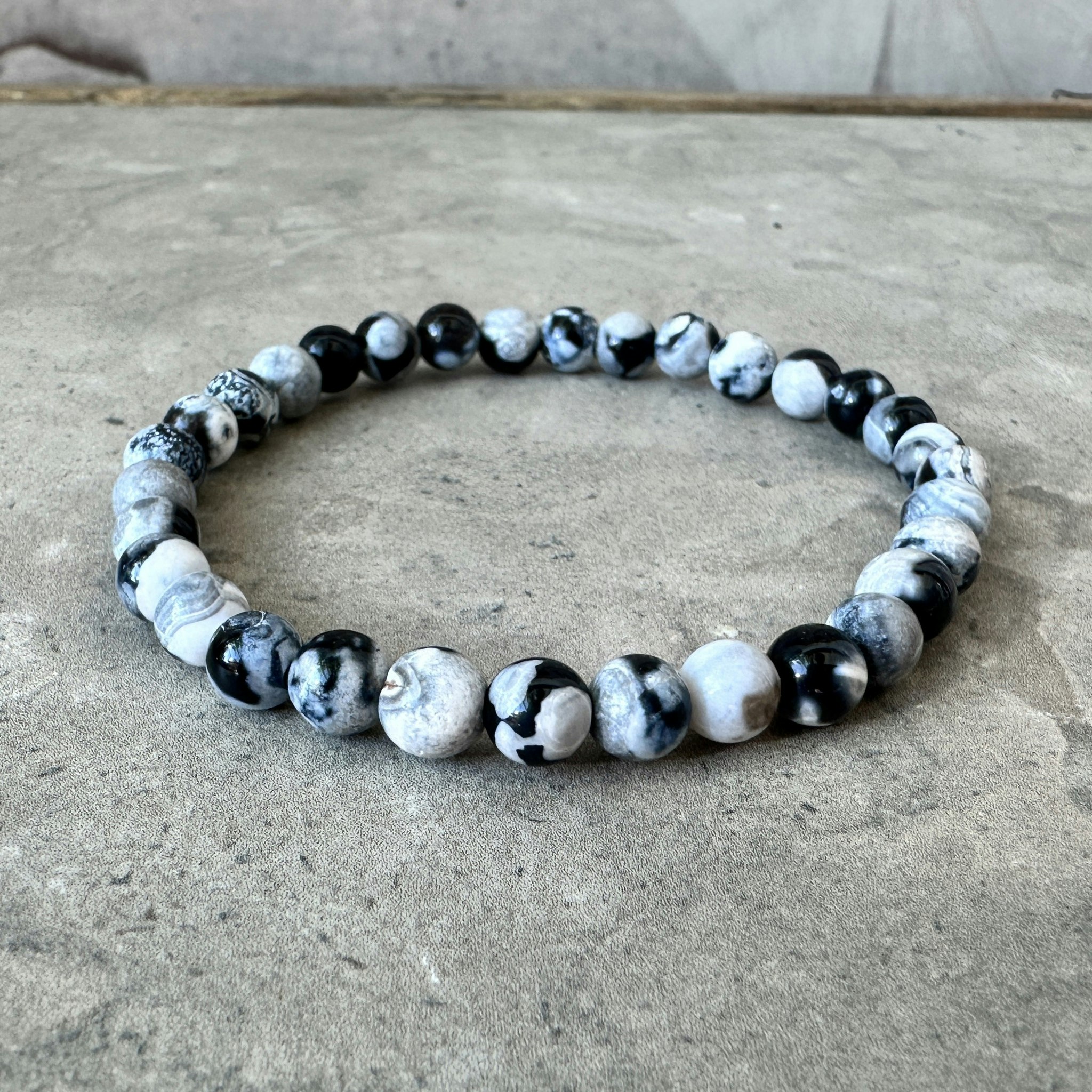 Späckhuggaragat / Orca Agat, armband