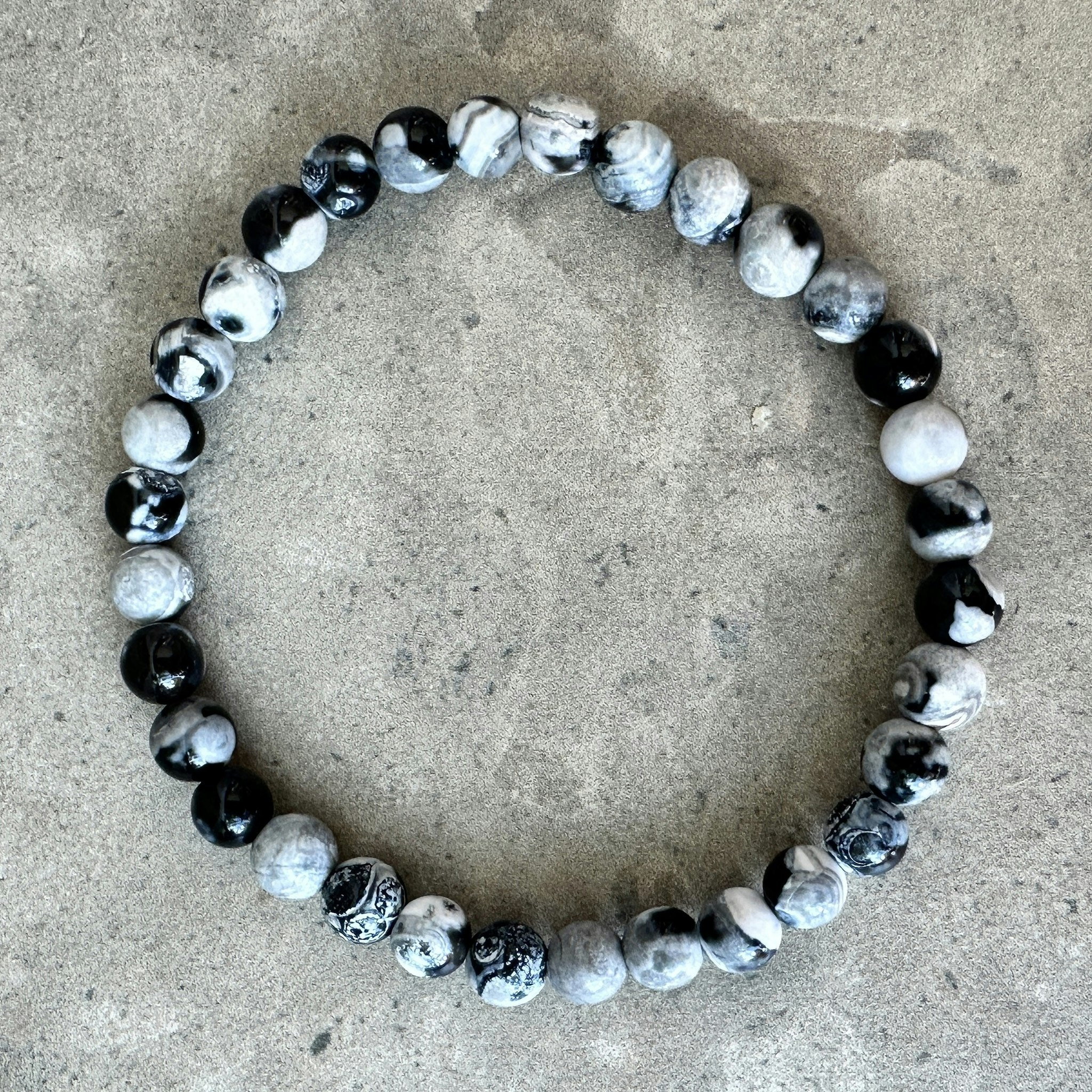 Späckhuggaragat / Orca Agat, armband