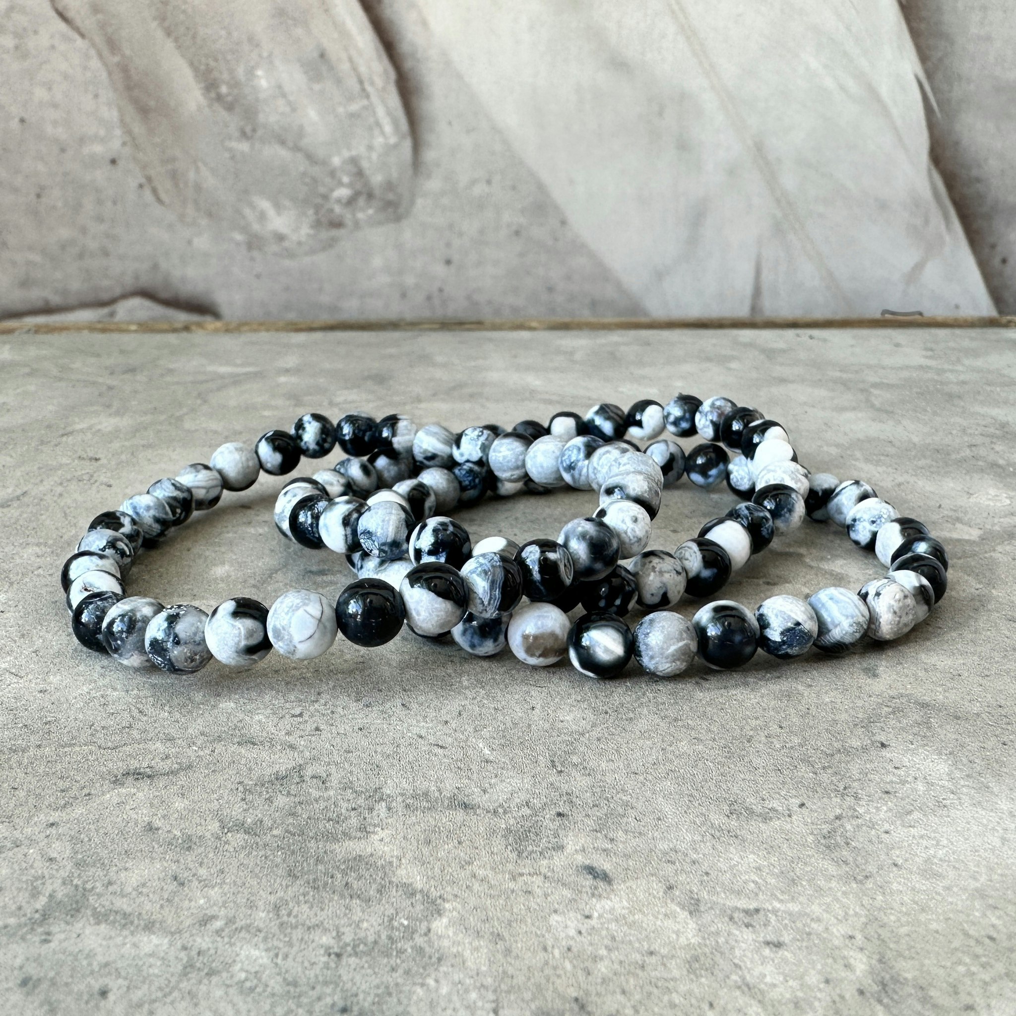 Späckhuggaragat / Orca Agat, armband