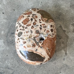 Leopard Jaspis, palmstone (A)