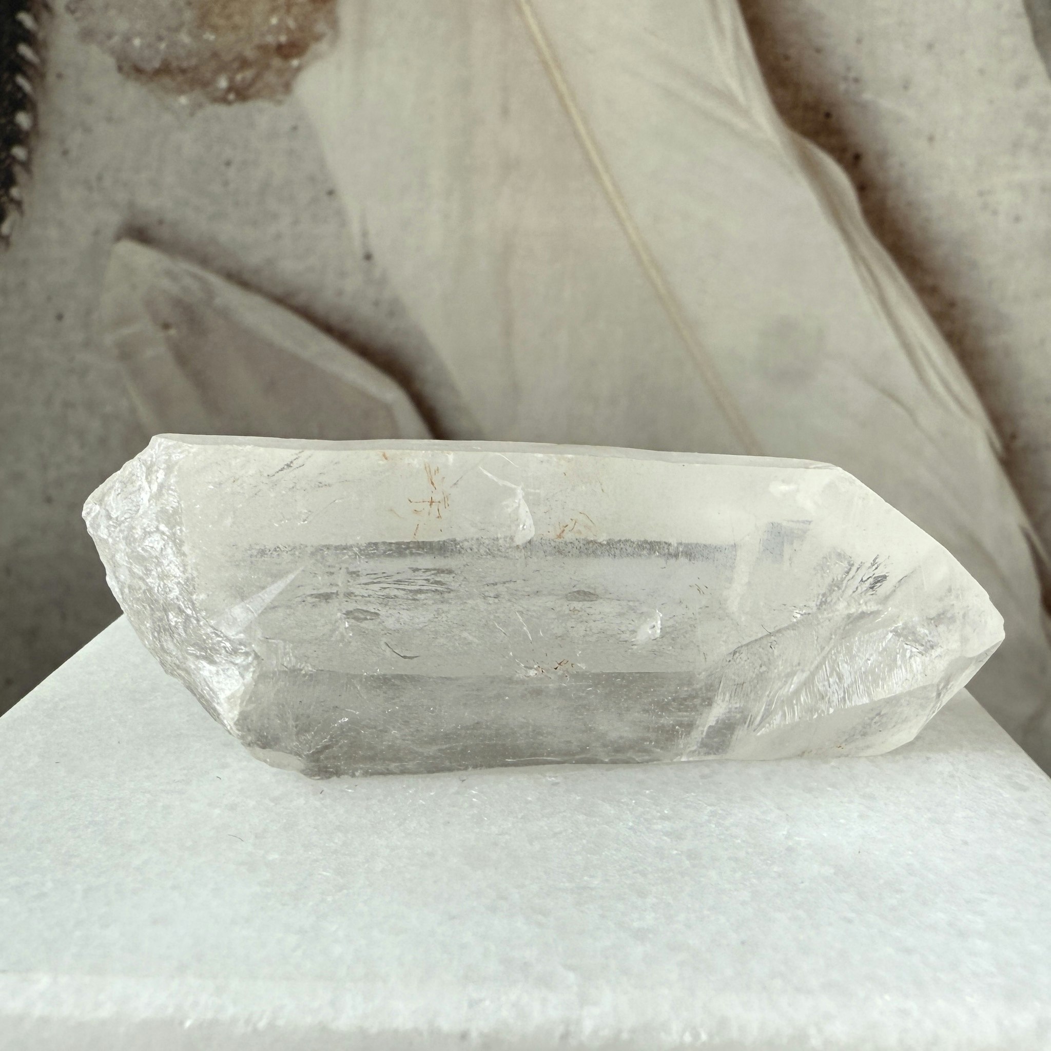 Lemurian Quartz, rå spets (A)