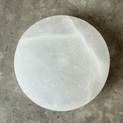 Selenit, cirkel laddningsplatta (10 cm)