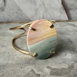 Polykrom Jaspis, justerbart armband