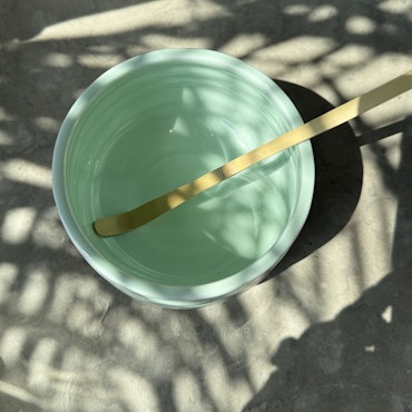 Chashaku sked för matcha i äkta bambu