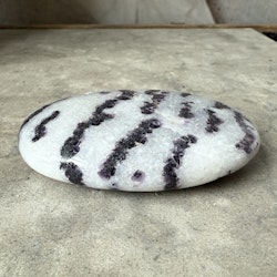 Fluorit i kvarts, palmstone (A)