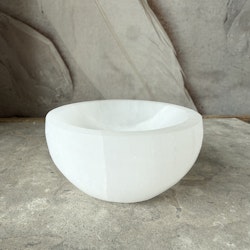 Selenit, skål 8 cm