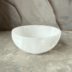 Selenit, skål (9-10 cm)